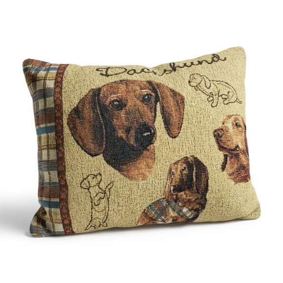 Dachshund Doxie Dog Pillow - Picture 1 of 3